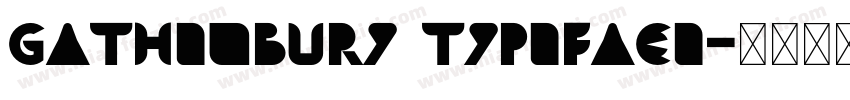Gathenbury Typeface字体转换
